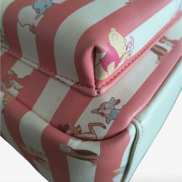 Loungefly Disney Best Friends Stripe Mini Backpack - Picture 7 of 8
